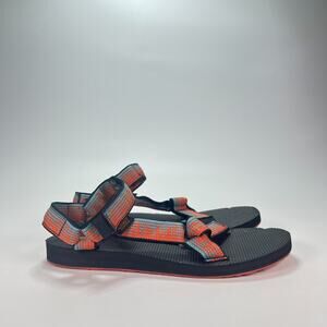 Teva Original Universal Orange Blue Outdoor Comfort Sandals 1003987 Women's Sz 8